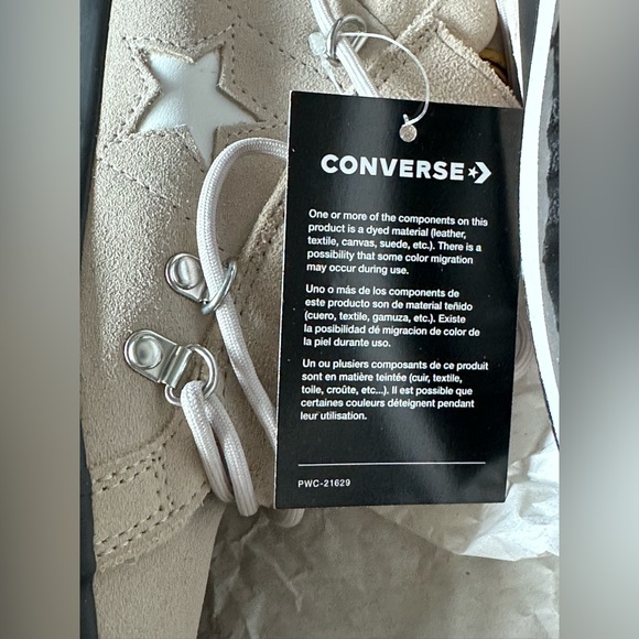 CONVERSE One Star Fleece Lined Hiker, Papyrus/Black, Size 10.5 - Picture 10 of 10